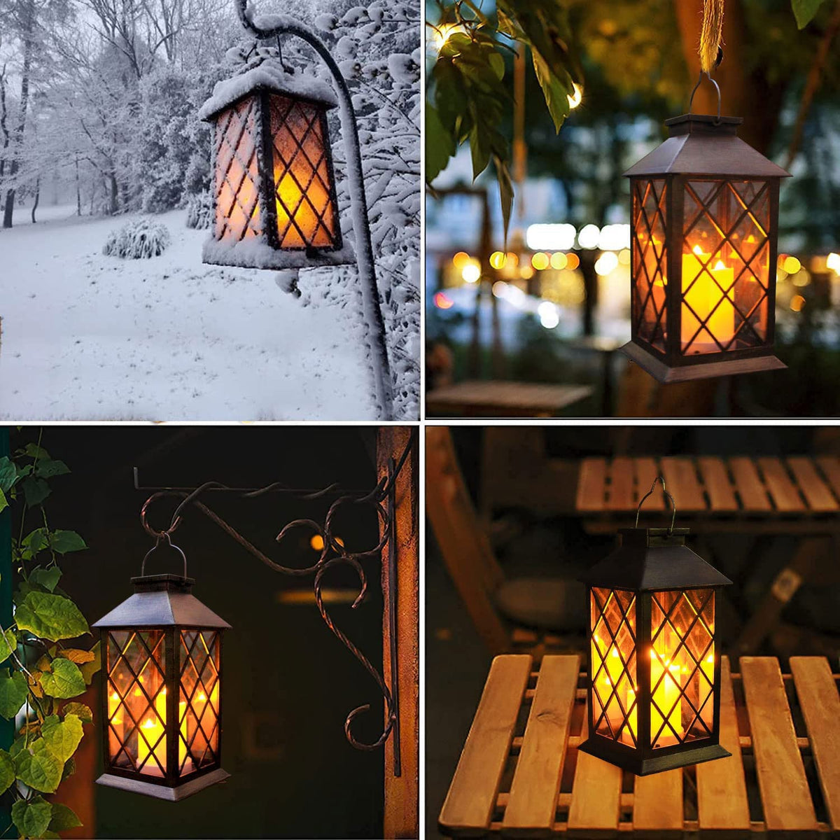 Nanzhujin hanging lantern on porch or tree adds elegant ambiance.