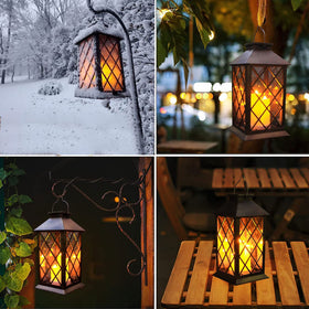 Nanzhujin hanging lantern on porch or tree adds elegant ambiance.