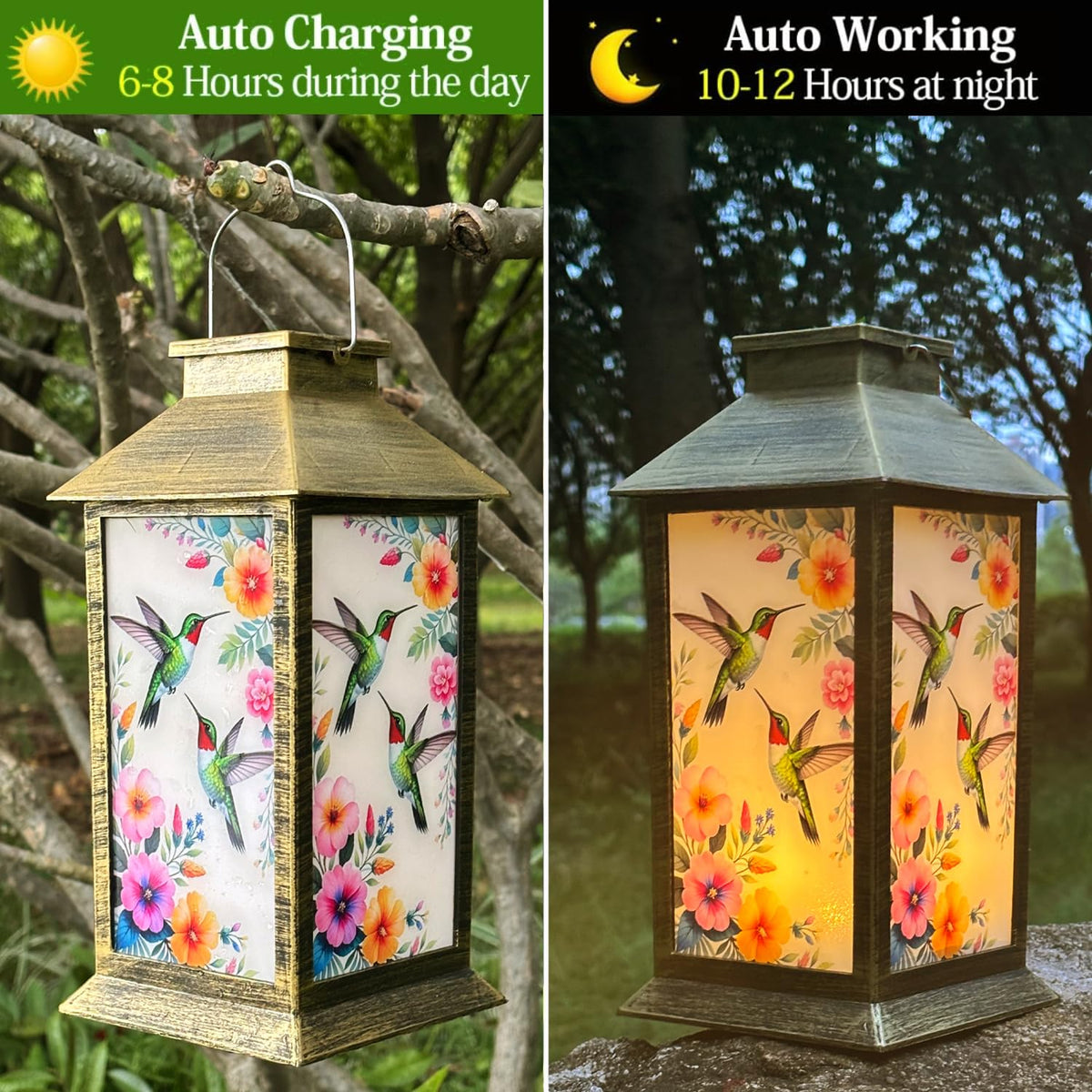 Nanzhujin solar panel lantern designed for efficient charging