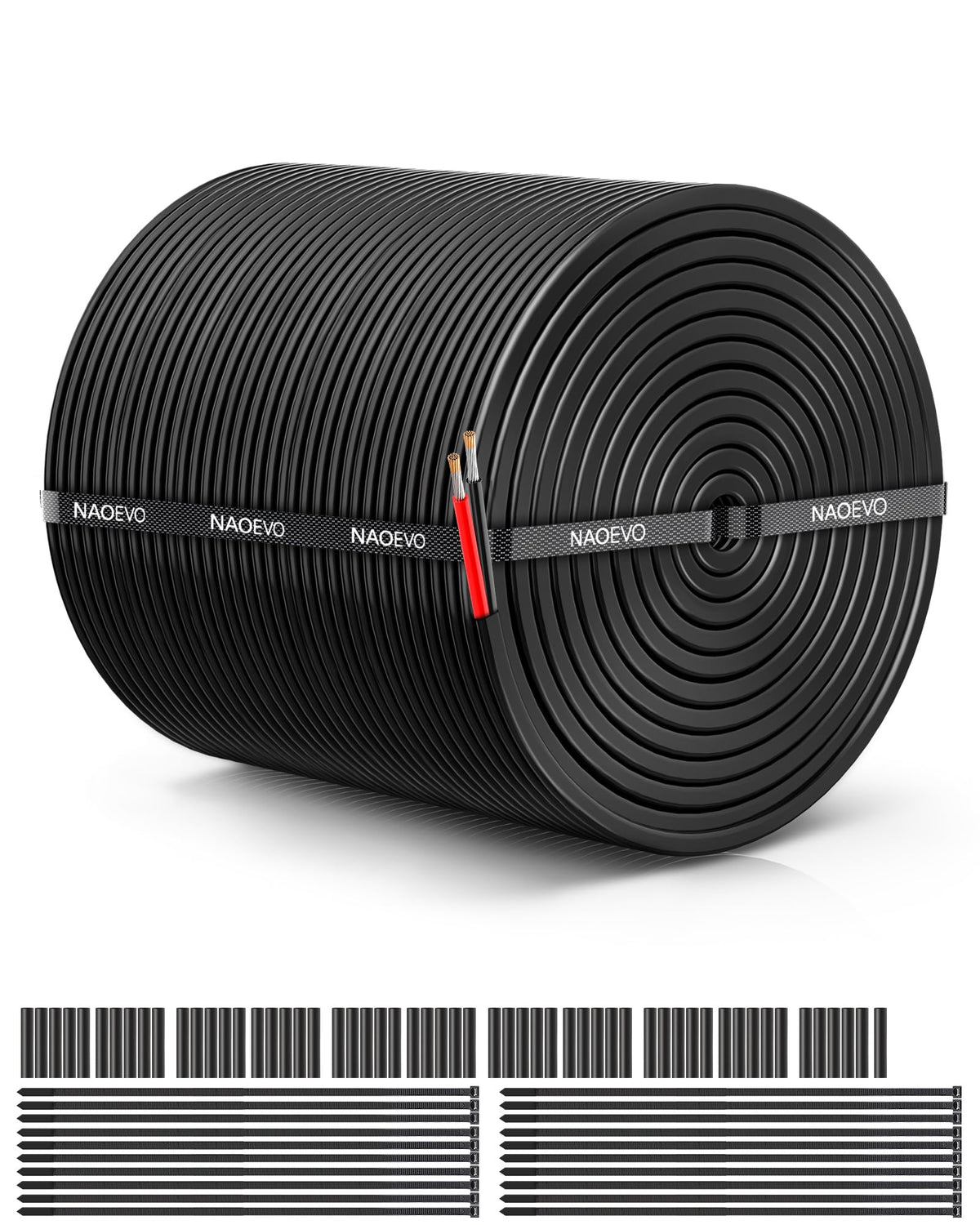 NAOEVO 14AWG wire outer diameter 3-5mm for tight automotive fits
