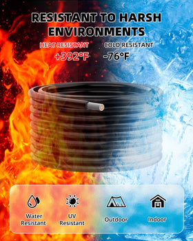 NAOEVO 14 AWG silicone wire yellow spool for color-coded wiring harnesses and prototyping