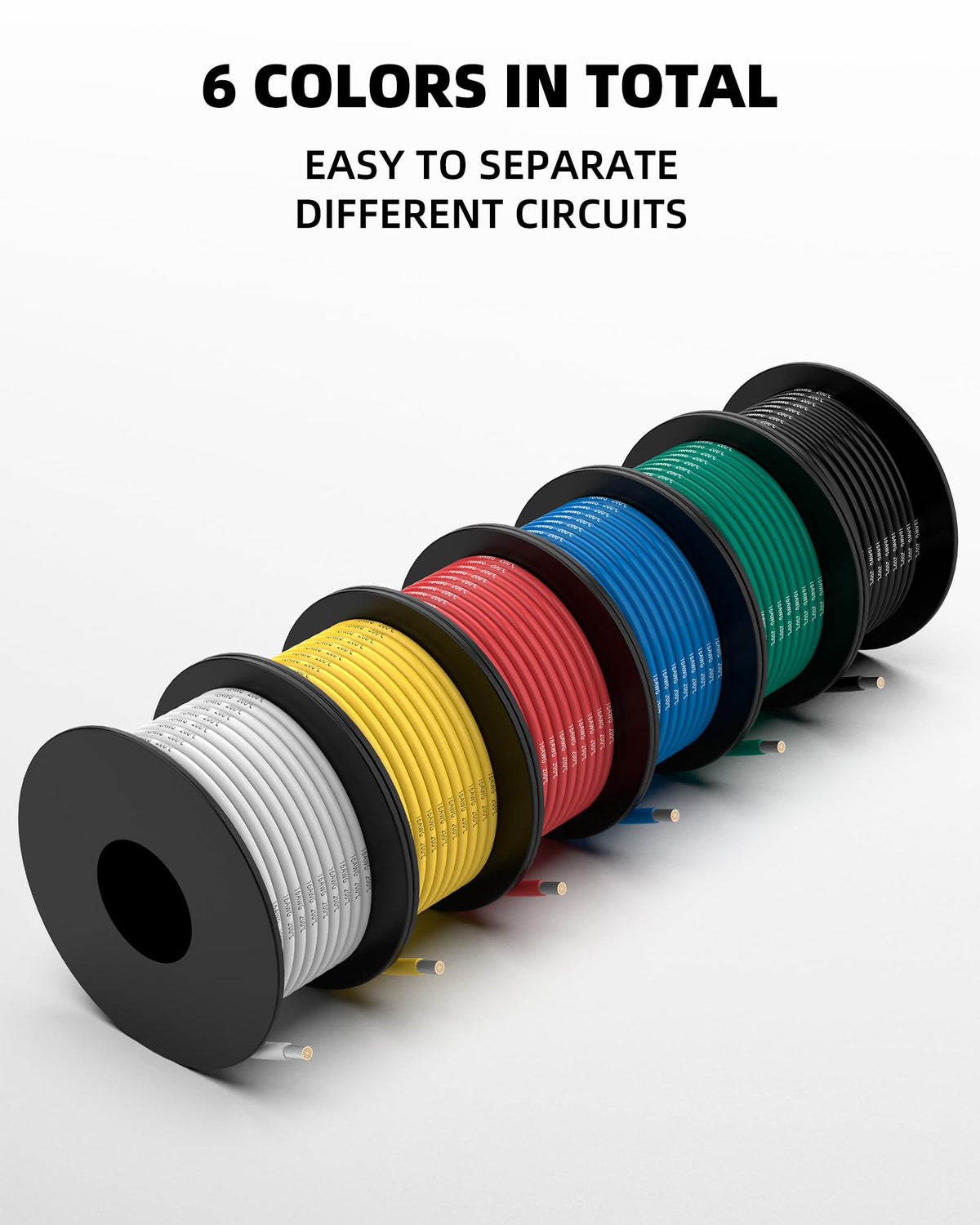 NAOEVO 16AWG blue silicone wire spool for RC models and 3D printers