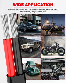 NAOEVO 18 AWG wire ideal for automotive, LED, and marine use.
