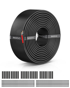 NAOEVO 20 AWG wire outer jacket detail showing durable protection
