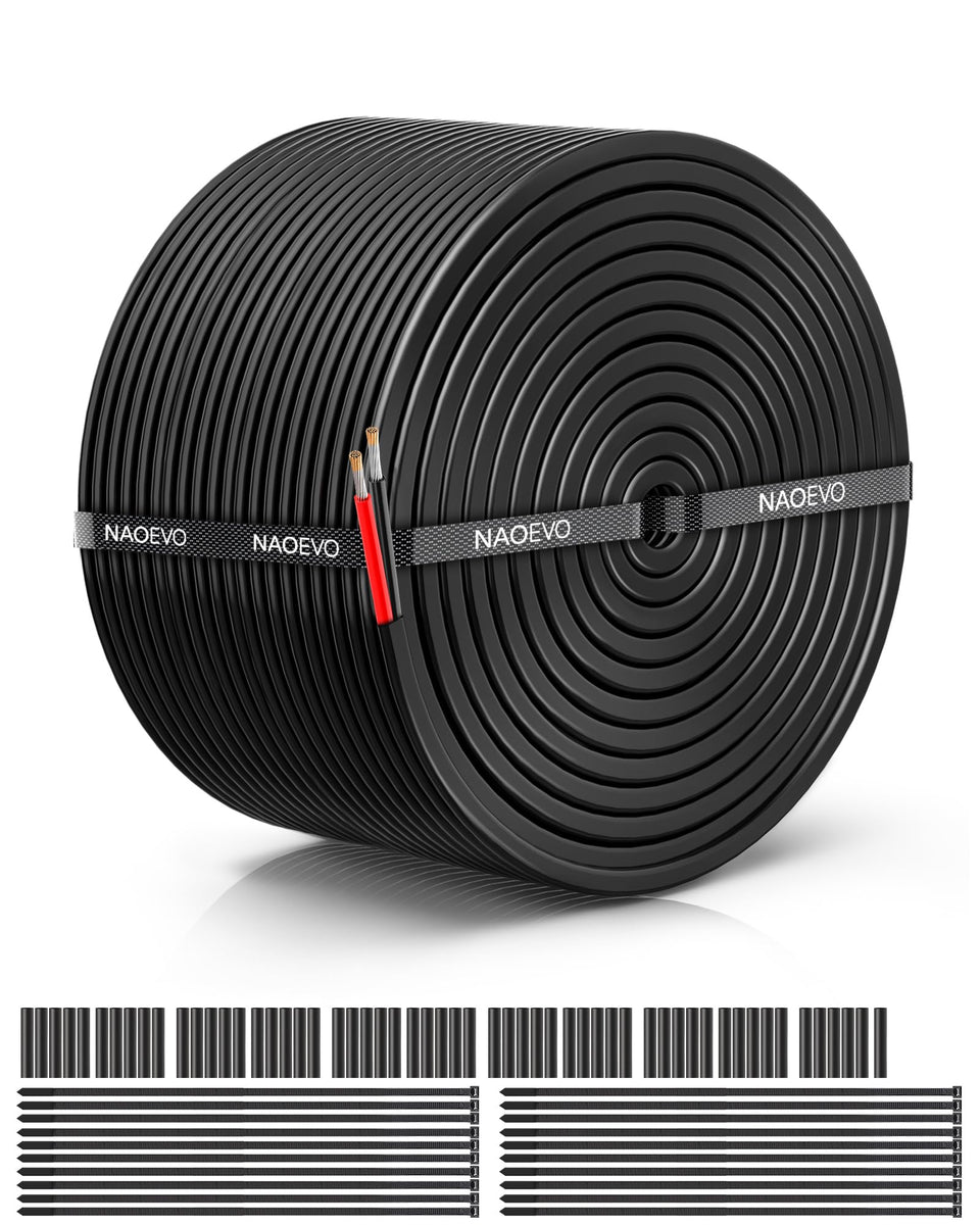 NAOEVO 20 AWG wire shows a 2.5 mm jacket diameter for compact automotive installs.