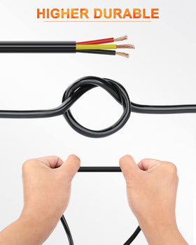 NAOEVO soft flexible PVC insulated wire for easy routing.
