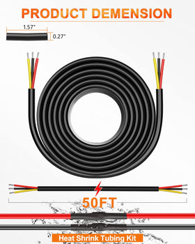 NAOEVO VW-1 flame retardant wire suitable for exposed installations