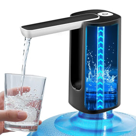 NAOIY foldable water dispenser with a 5-gallon bottle for on-the-go hydration