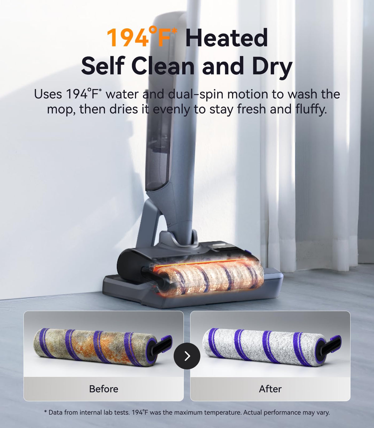 Narwal S30 Pro 180° flat design slides under furniture for hidden dirt.