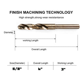 Narwhal 135-degree split-point drill bits ease starting holes in hard metals.