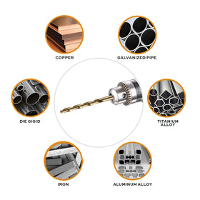 Narwhal 7/32 cobalt drill bits ready for metal drilling on tough workpieces.