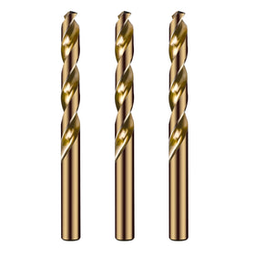 Narwhal M35 cobalt drill bits with 135-degree split point for easier penetration.