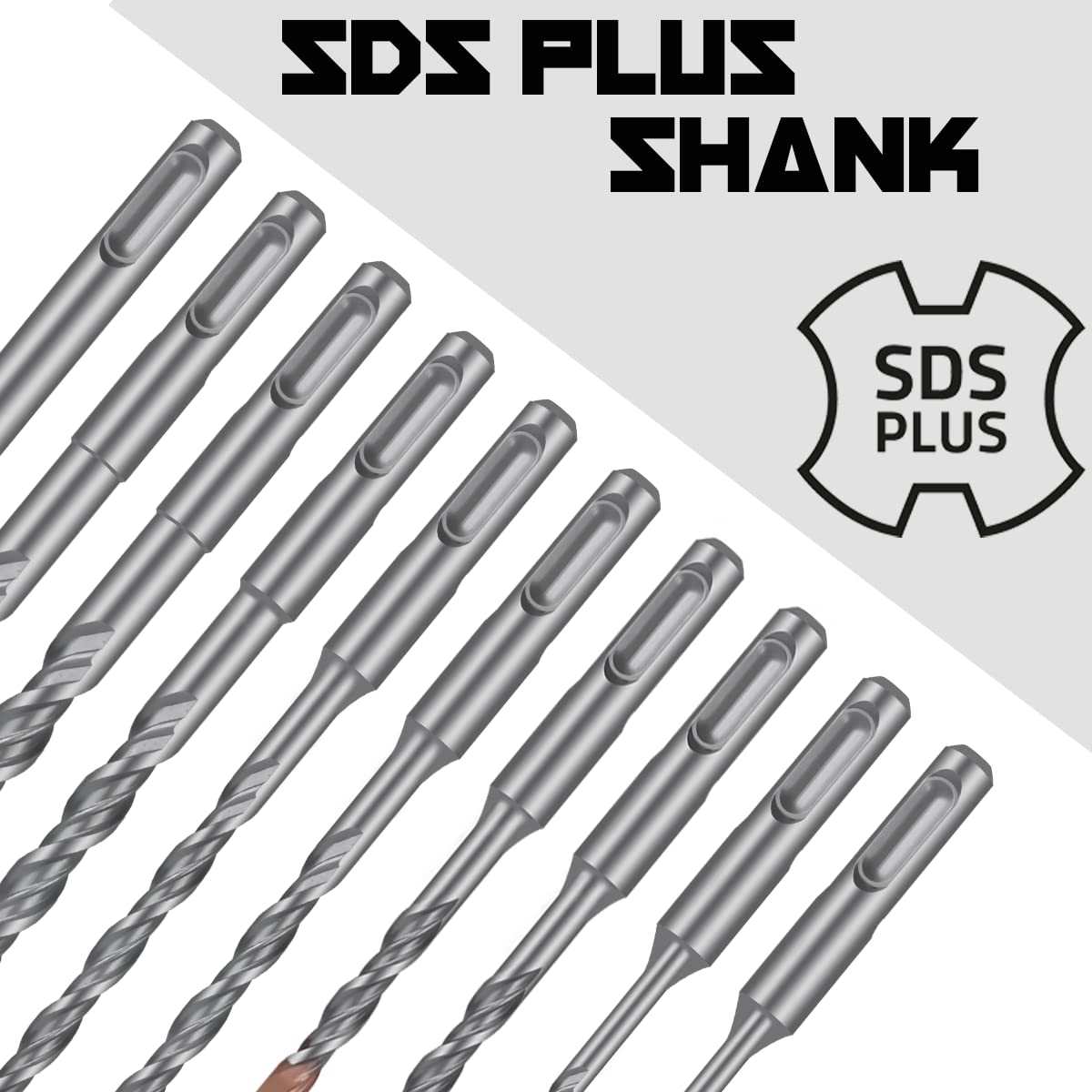 Narwhal masonry bits drilling brick with precise 1/4 inch size.