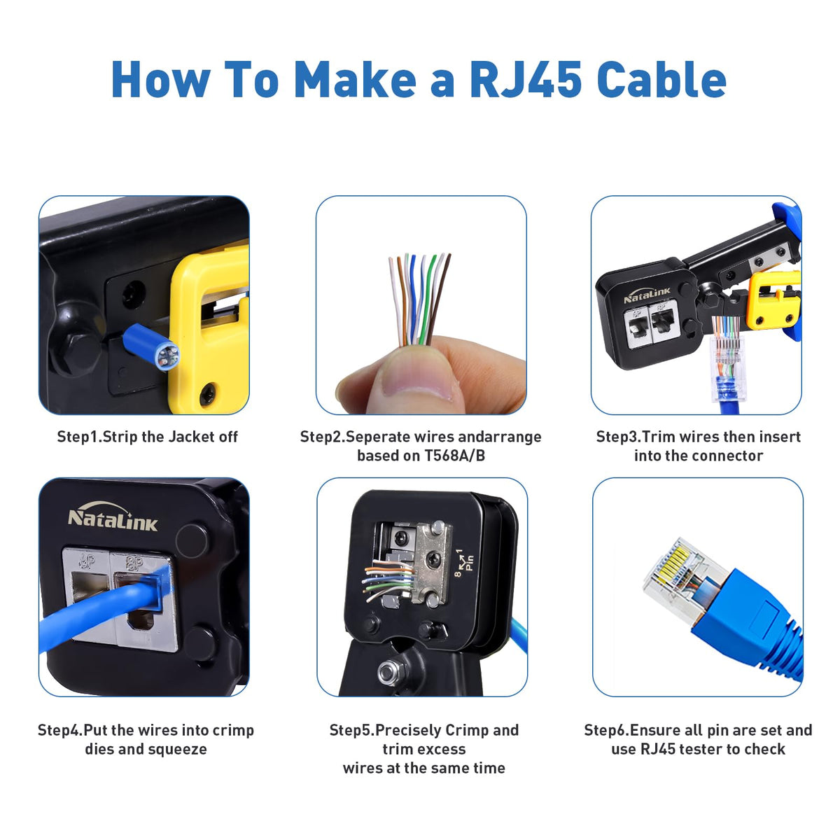 NataLink replacement blades and connectors kit ready for quick cable builds.