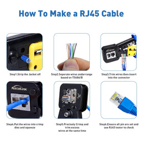 NataLink replacement blades and connectors kit ready for quick cable builds.