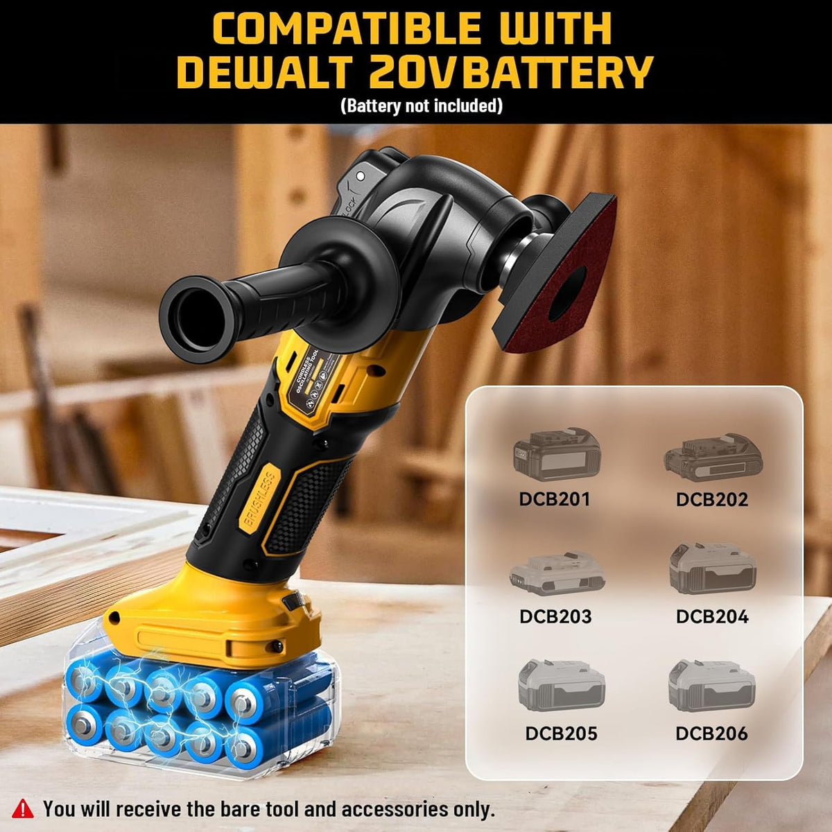 NATBEESY dewalt battery compatibility enables flexible, shared power on jobs