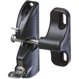 National Hardware LokkLatch keyed gate latch securing pool gates
