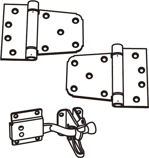 50 lb per pair capacity demonstrated on National Hardware N343-475 kit