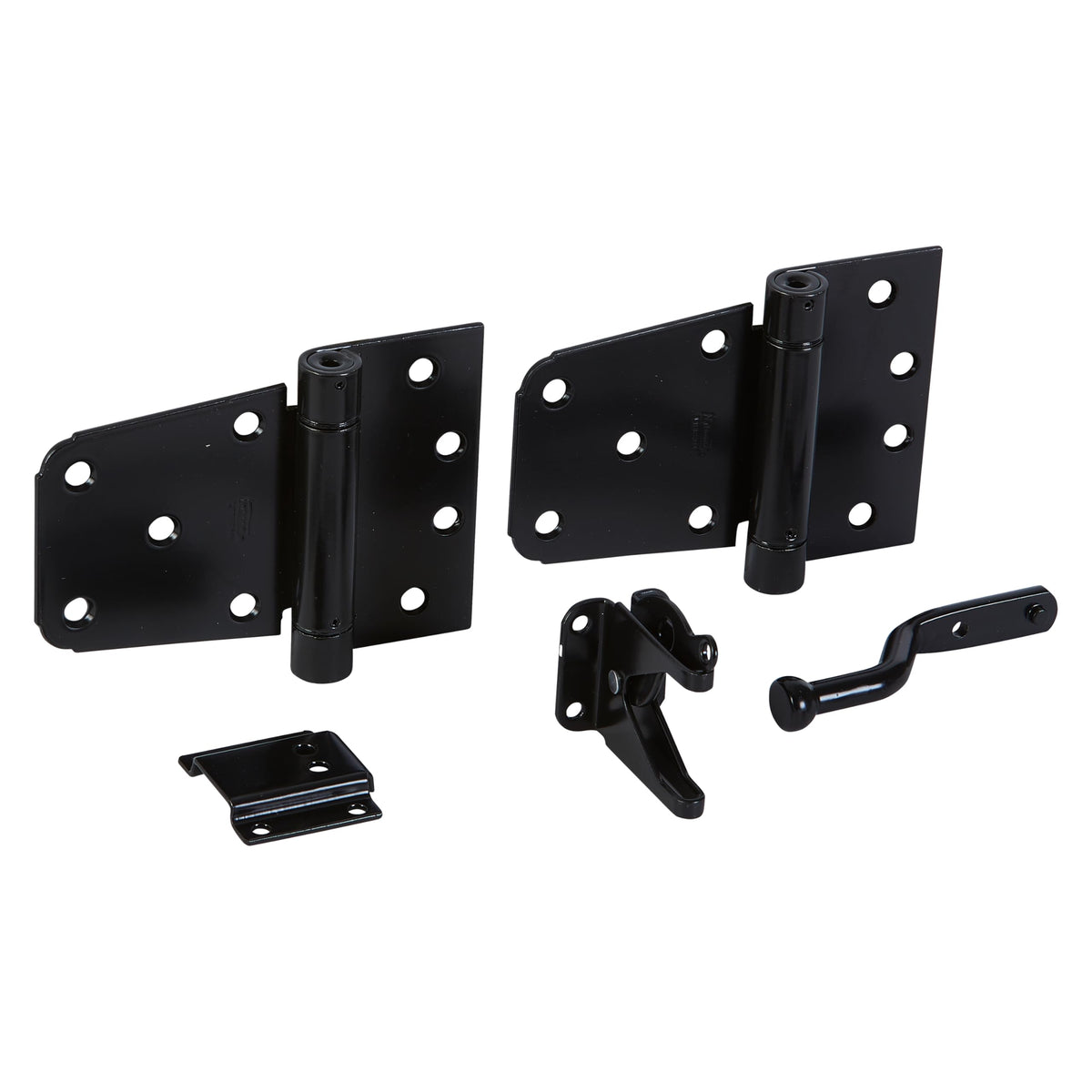 Black-plated steel finish on National Hardware N343-475 components
