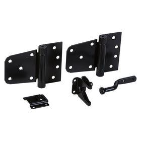 Black-plated steel finish on National Hardware N343-475 components