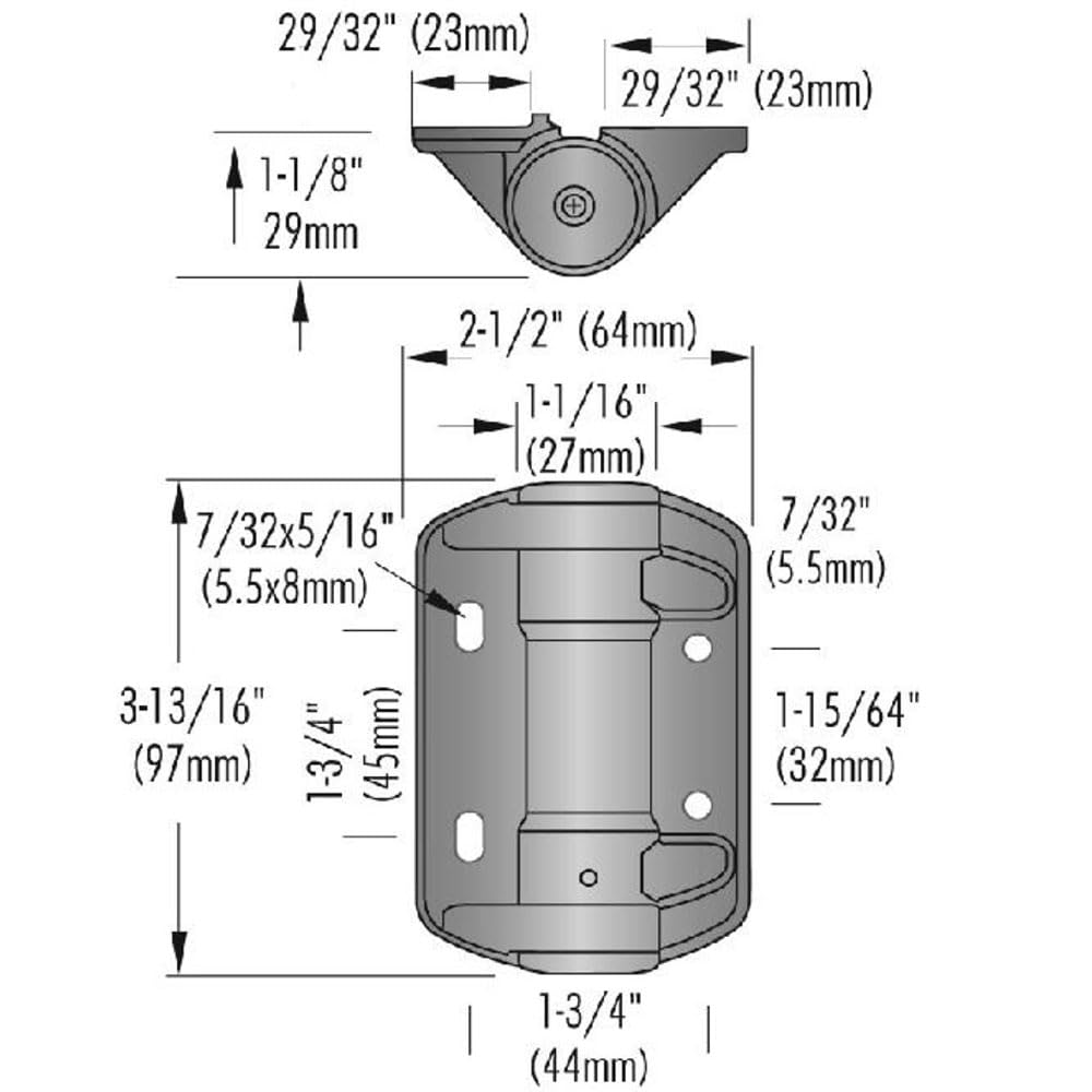 National Hardware N346-206 55-lbs load capacity handles medium gates securely.