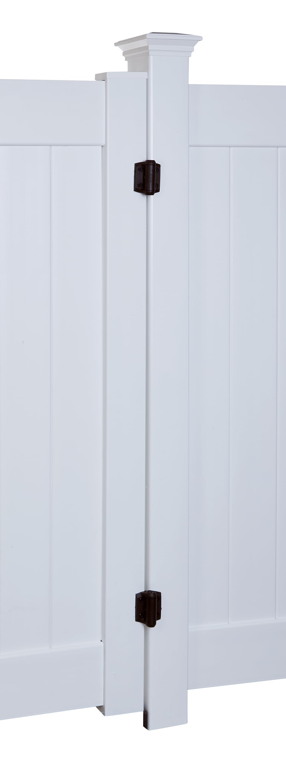 National Hardware N346-206 narrow profile hinge suits various gate styles.
