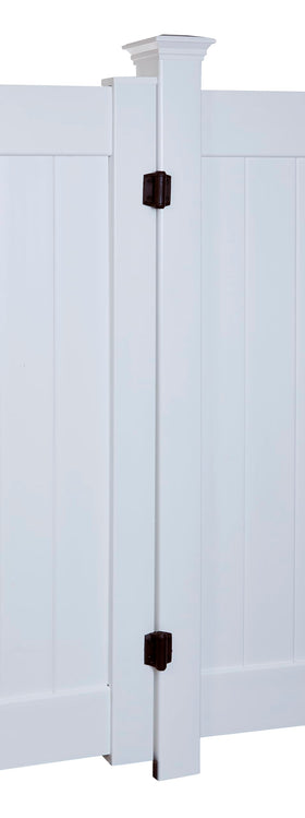 National Hardware N346-206 narrow profile hinge suits various gate styles.