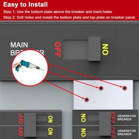Natupal interlock kit screws and nuts for secure mounting.
