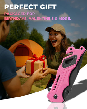NaturaBlade Elegant Pink knife gift packaging ideal present