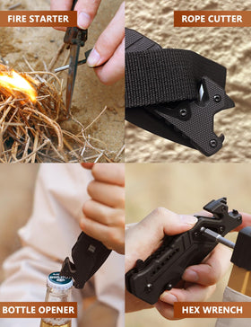 NaturaBlade with seatbelt cutter for emergency-ready, multi-use safety tool.