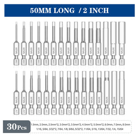 NAUIX chrome-plated rust-resistant bits stay smooth and long-lasting.