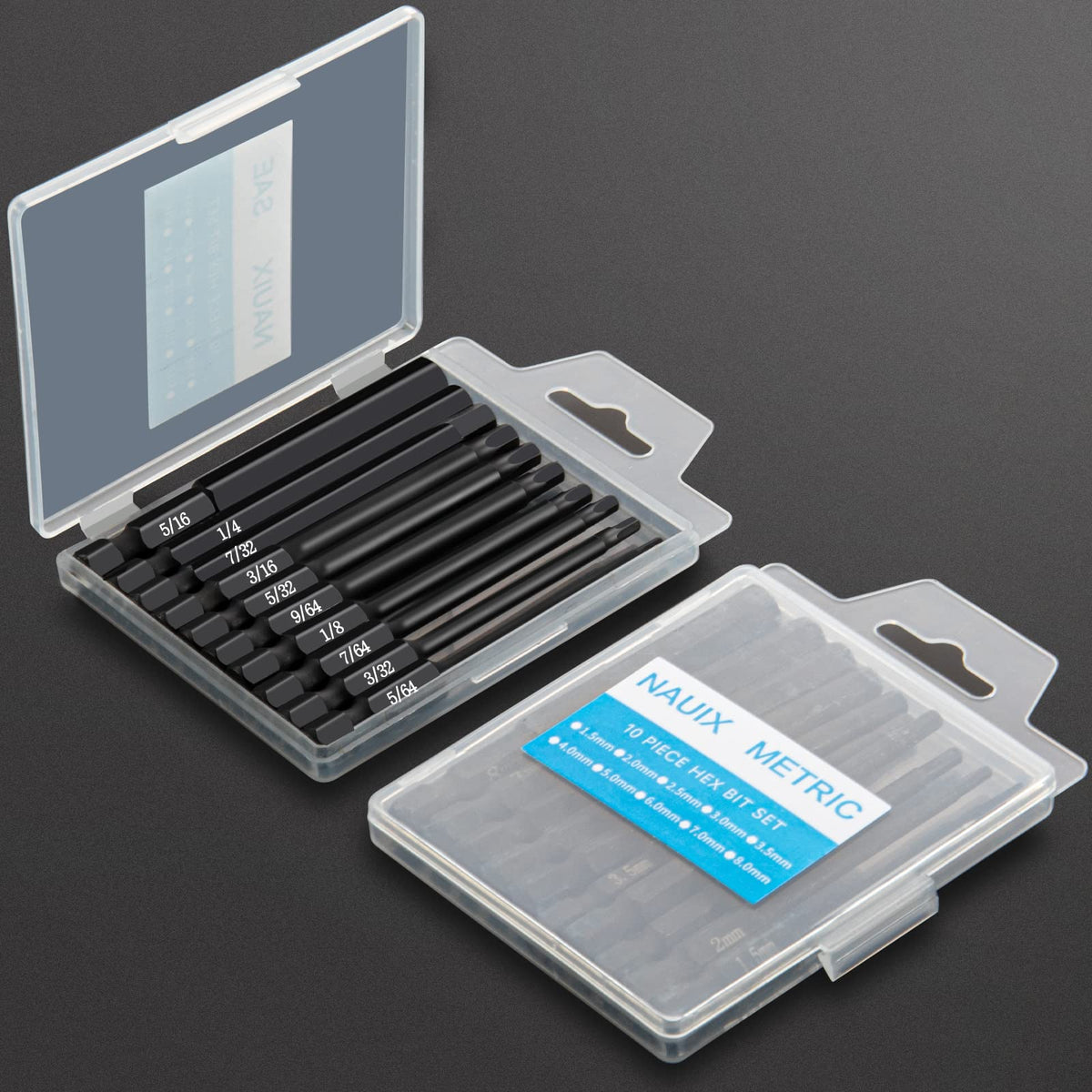 NAUIX chrome-vanadium sockets and case enhance durability and storage
