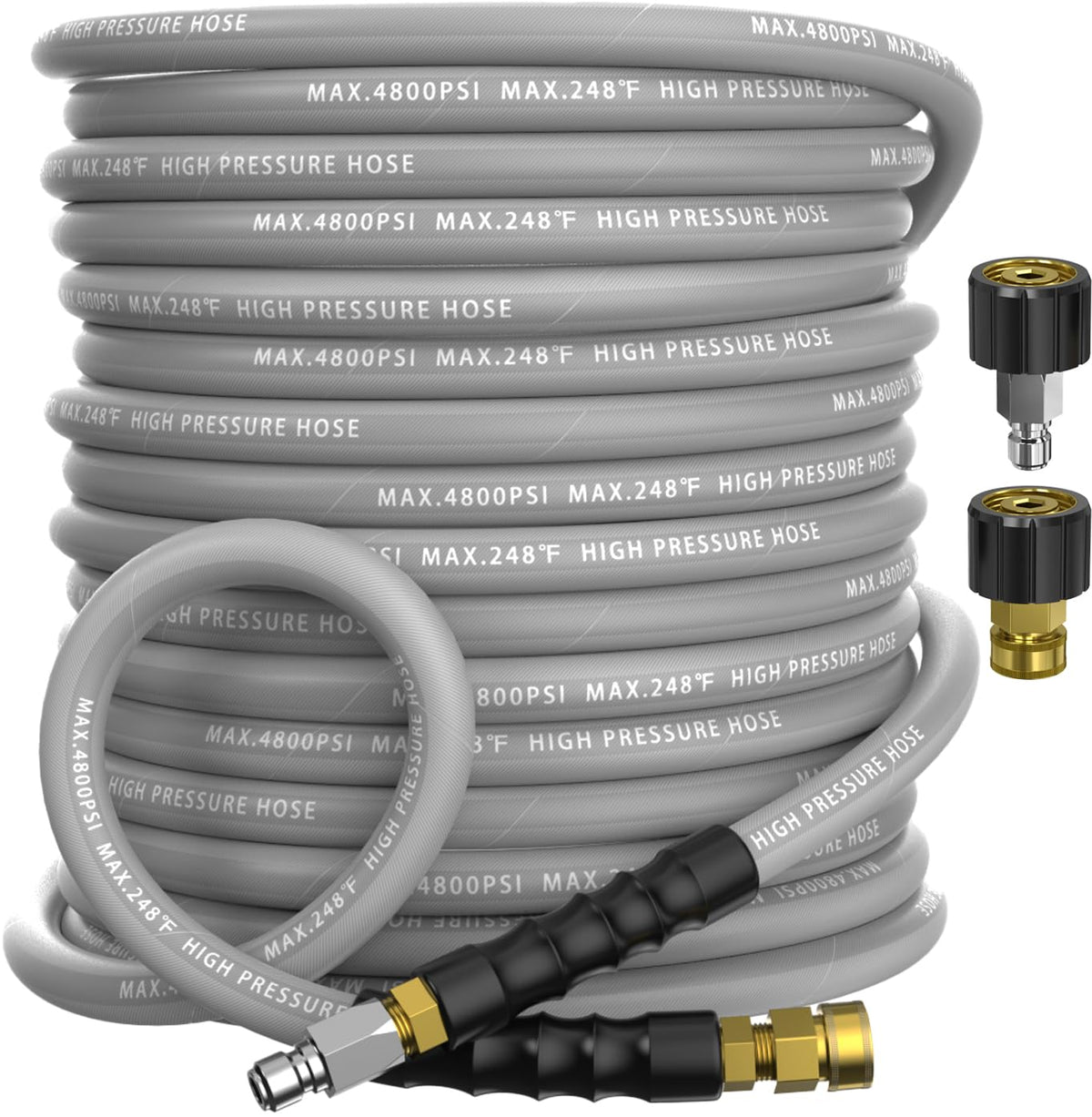 NAVOHEVEN 38-inch pressure hose for high-flow cleaning across tough surfaces