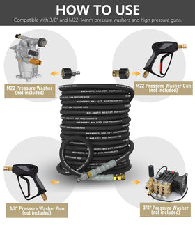 NAVOHEVEN complete kit includes hose and adapters for immediate use.