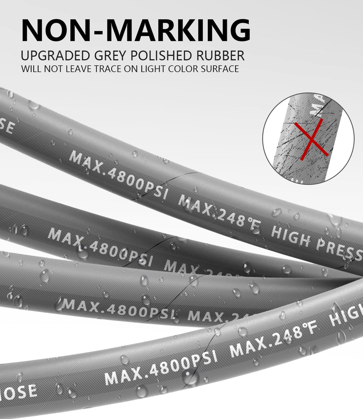 NAVOHEVEN steel-braid construction resists abrasion during tough jobs