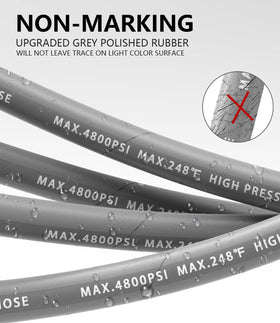 NAVOHEVEN steel-braid construction resists abrasion during tough jobs