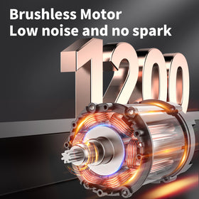 NAWIN 3-speed control adapts to various materials and tasks.