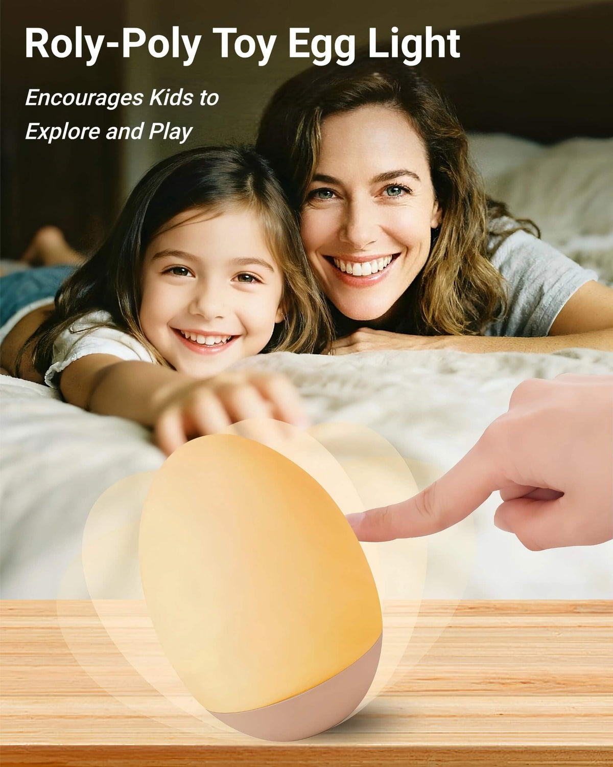 NAWIQI egg light remembers last brightness for quick setup