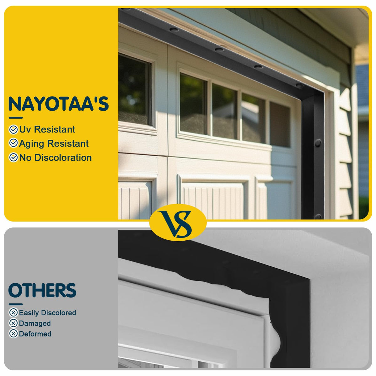 Nayotaa weather stripping helps save energy and lowers utility costs over time