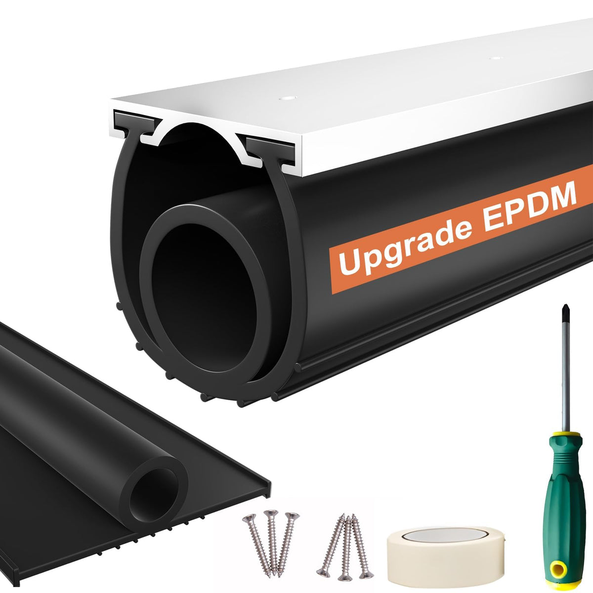 Nayotaa garage door bottom seal blocks drafts and moisture for a drier garage.