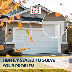 Nayotaa garage door seal top-sides installation demonstrates easy mounting.