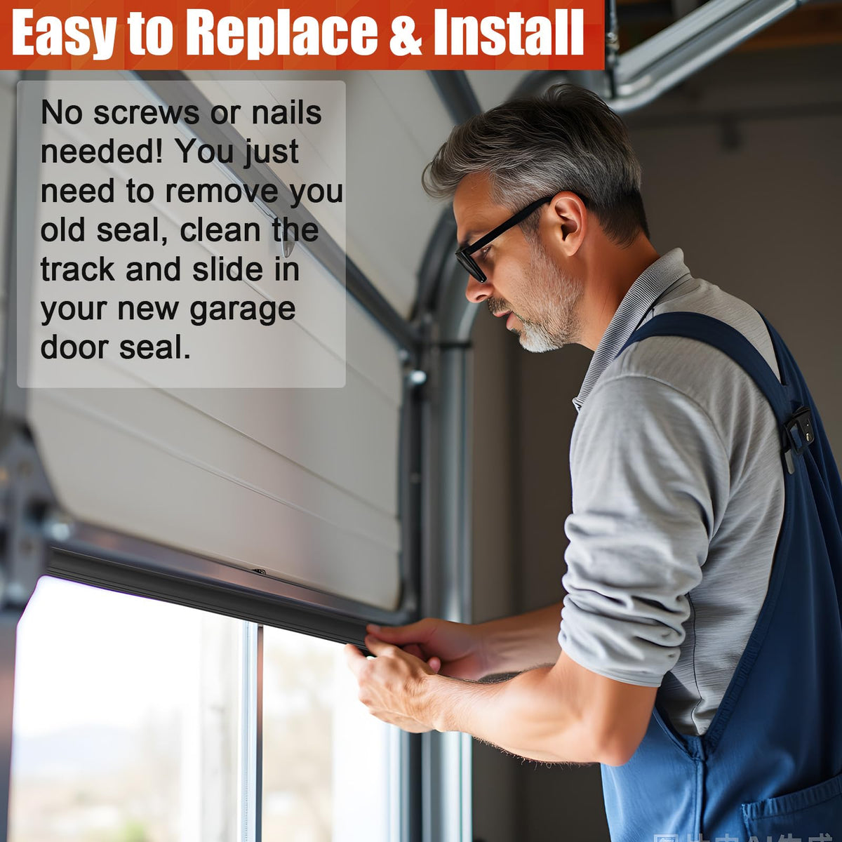 Nayotaa installation tip: soapy water helps slide the seal into the track