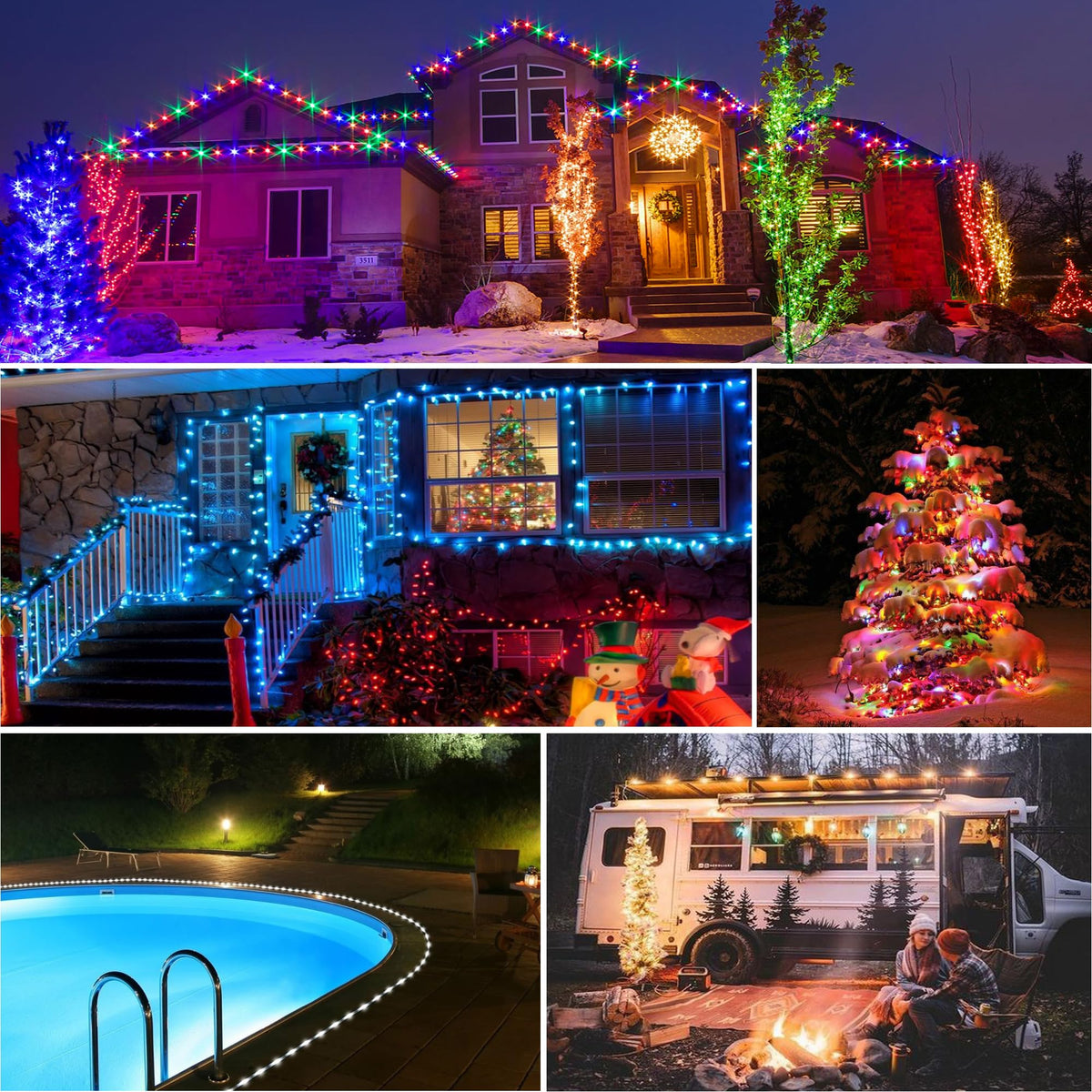 Nazuwke energy-saving outdoor rope light for long-lasting ambience.
