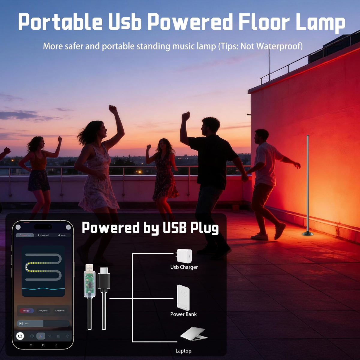 NBBUFF corner lamp dimmable IC RGB lighting feature