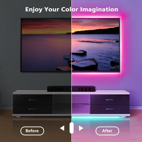 NBBUFF LED strips with remote and app control for easy mood lighting