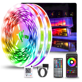 NBBUFF RGB LED lights for bedroom with music sync ambiance