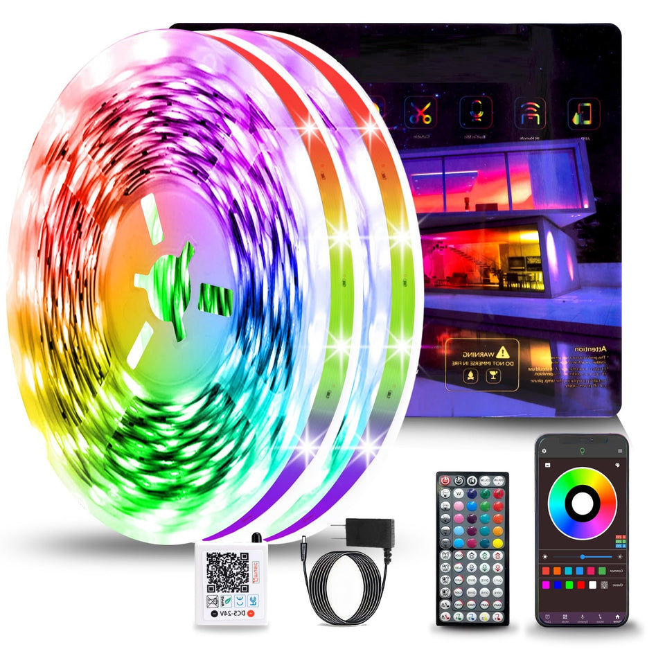 NBBUFF RGB LED lights for bedroom with music sync ambiance
