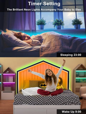 NBBUFF 100ft waterproof strip suitable for indoor and outdoor decor.