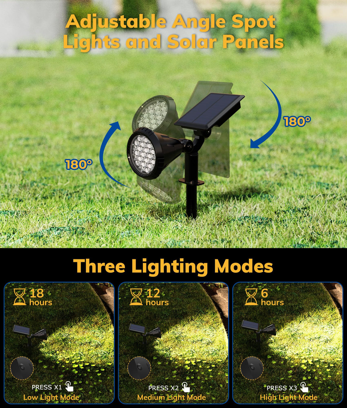 NBKLS adjustable solar panel angle for optimal sun exposure.