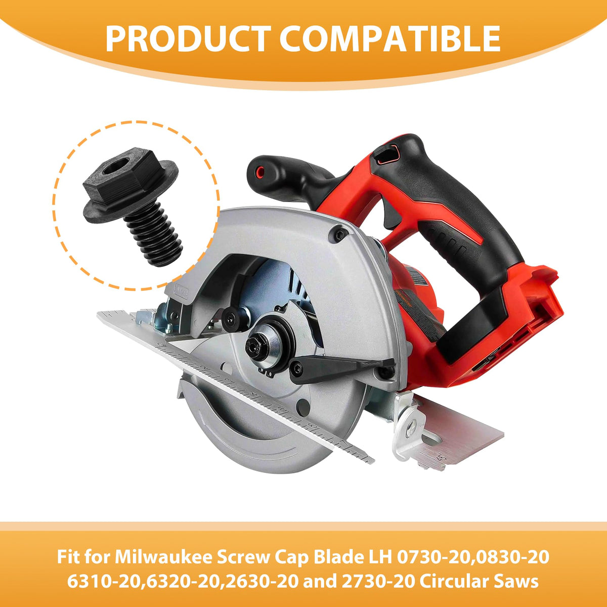 NBPLUS 06-75-1010 saw blade screw for Milwaukee 6320-20 designed for durability.